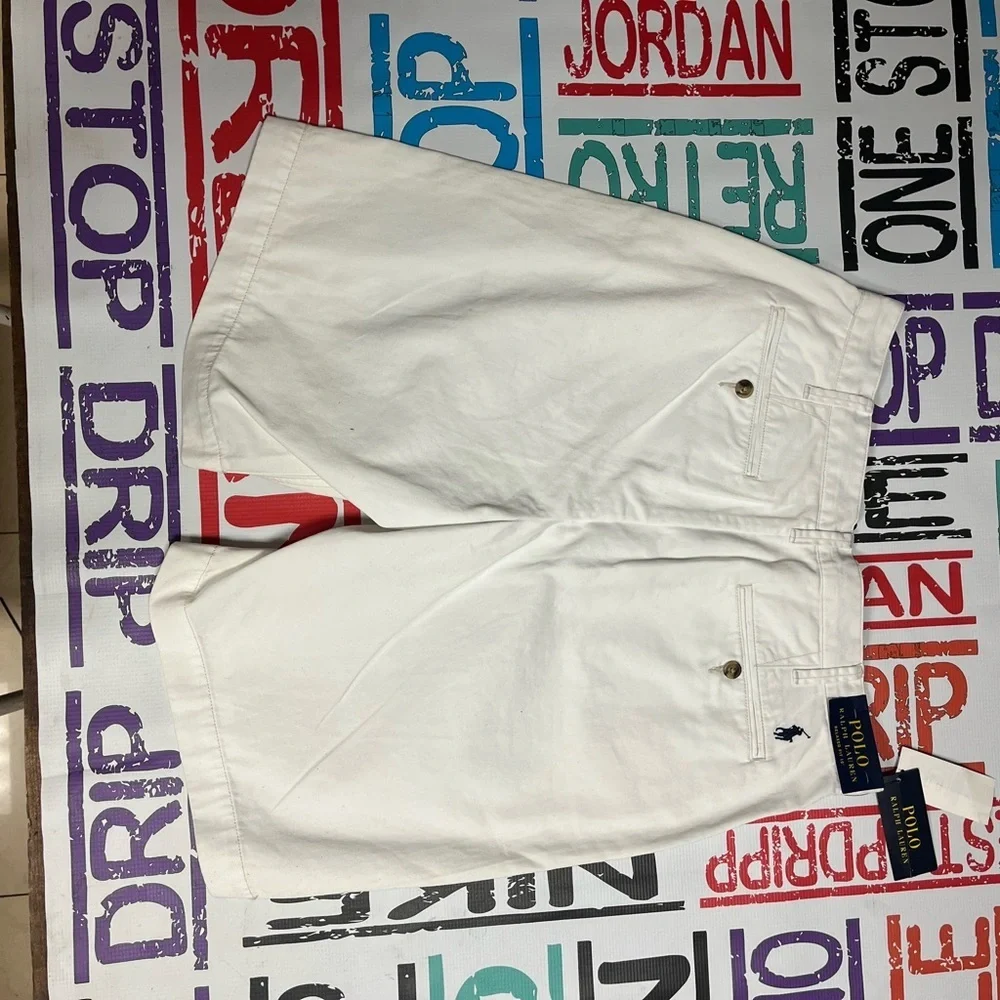 Sz 30 polo Ralph Lauren shorts white